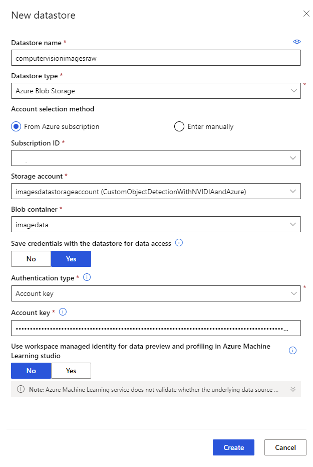 New Datastore