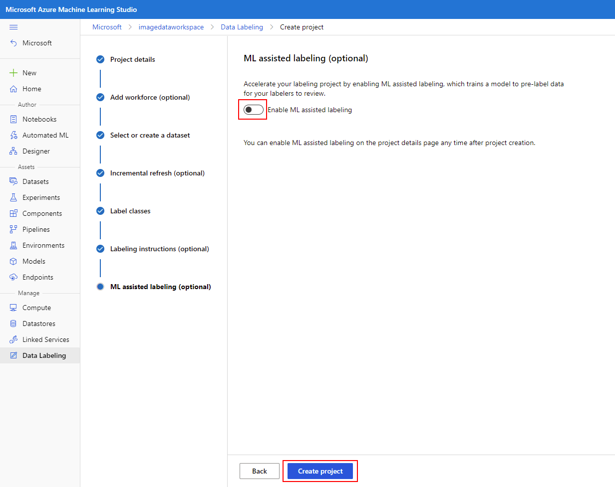 ML Assisted Labeling