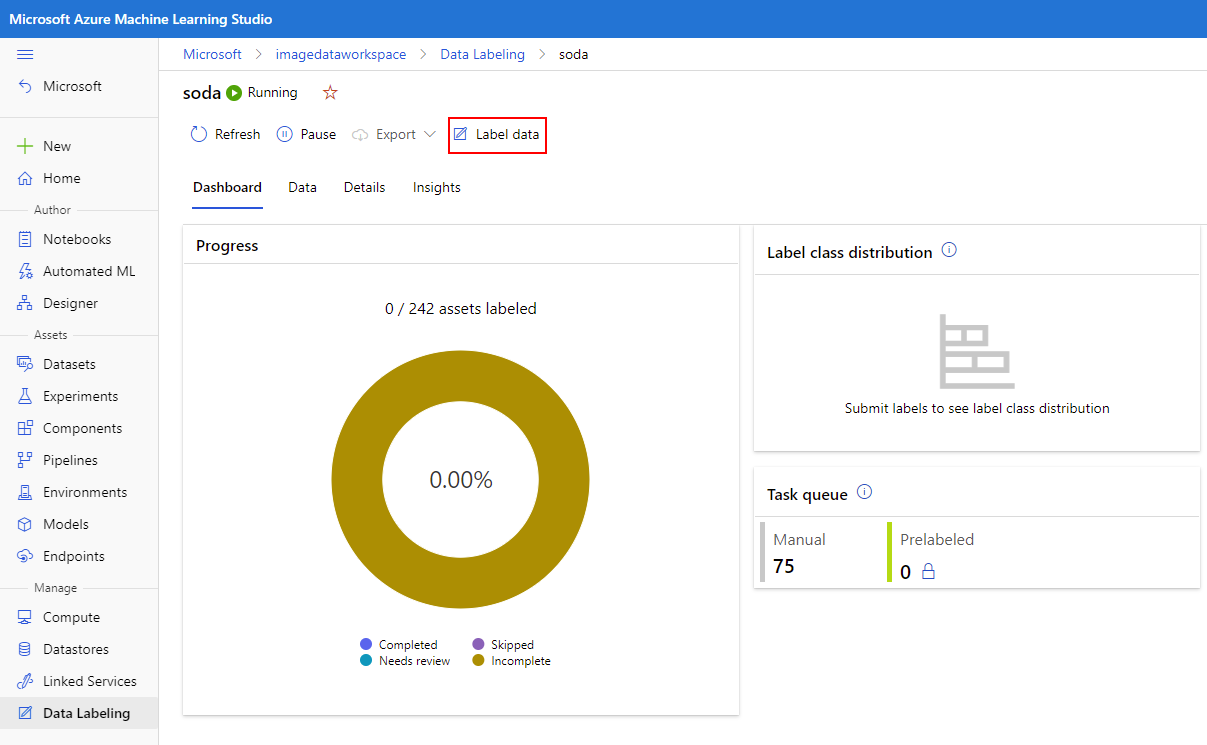 Select Label Data